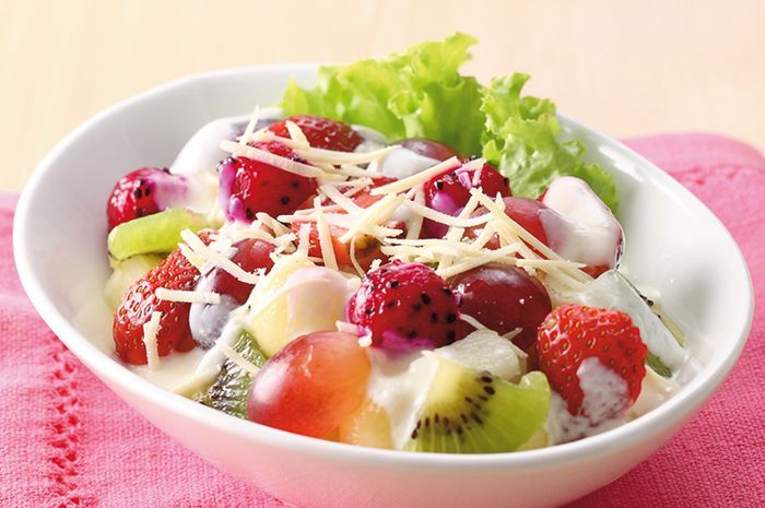 Resep salad buah yogurt
